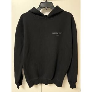White Fox Offstage Hoodie Size S/M Black Puffy Lettering Volume 3 Soft